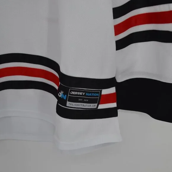 NEW Jersey Nation Grisworld Hockey Jersey Shirt Christmas Vacation White Size XL - Picture 3 of 5